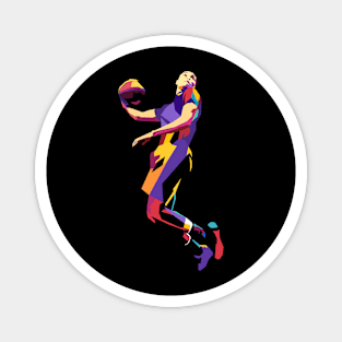 Basketball Pop Art Magnet